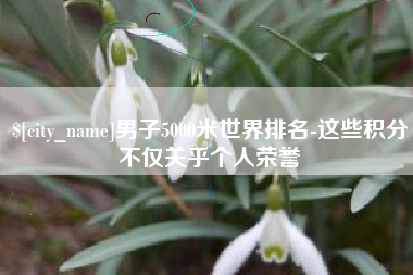 灌南男子5000米世界排名-这些积分不仅关乎个人荣誉