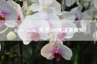 灌南男子5000米决赛视频