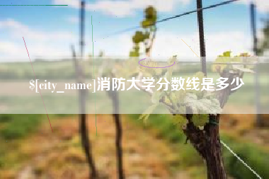 灌南消防大学分数线是多少
