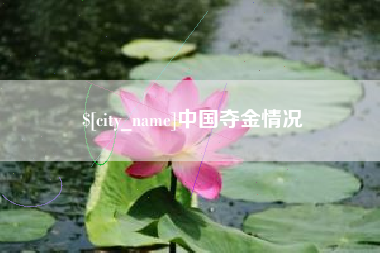灌南中国夺金情况