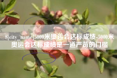 灌南5000米奥运会达标成绩-5000米奥运会达标成绩是一道严苛的门槛