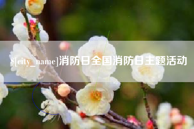 灌南消防日全国消防日主题活动