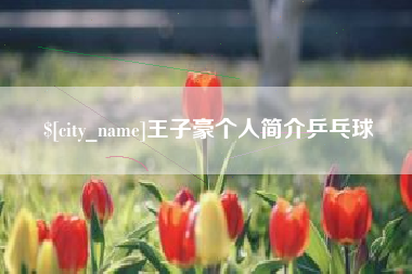灌南王子豪个人简介乒乓球