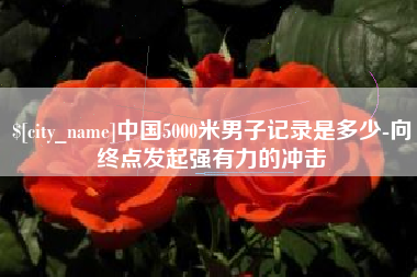 灌南中国5000米男子记录是多少-向终点发起强有力的冲击
