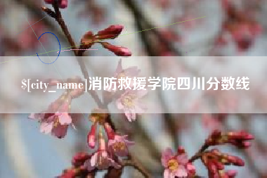 灌南消防救援学院四川分数线