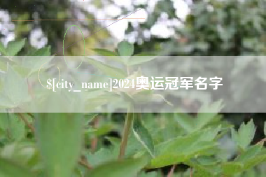 灌南2024奥运冠军名字