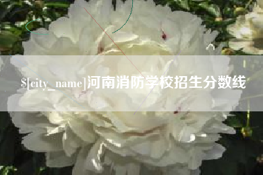 灌南河南消防学校招生分数线