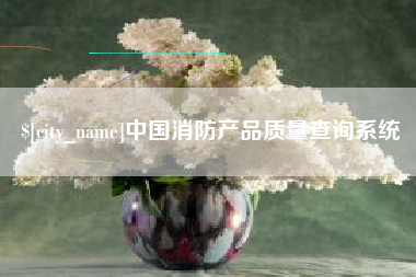 灌南中国消防产品质量查询系统