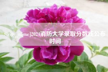 灌南2024消防大学录取分数线公布时间