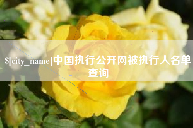 灌南中国执行公开网被执行人名单查询