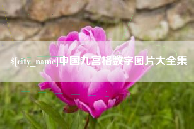 灌南中国九宫格数字图片大全集