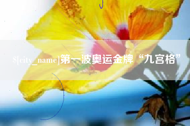灌南第一波奥运金牌“九宫格”