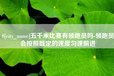 灌南五千米比赛有领跑员吗-领跑员会按照既定的速度匀速前进