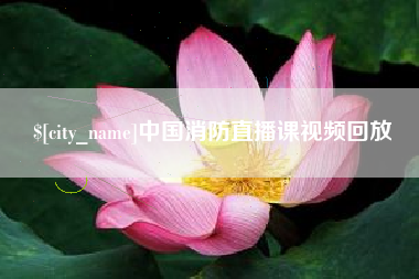 灌南中国消防直播课视频回放