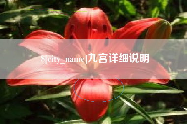 灌南九宫详细说明