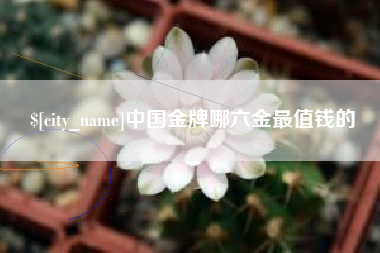 灌南中国金牌哪六金最值钱的