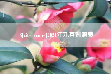 灌南2021年九宫对照表