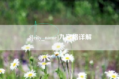 灌南九宫格详解