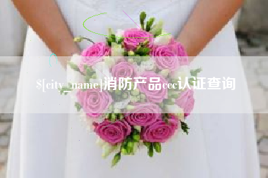 灌南消防产品ccc认证查询