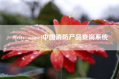 灌南中国消防产品查询系统
