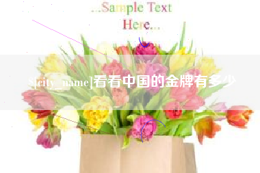 灌南看看中国的金牌有多少